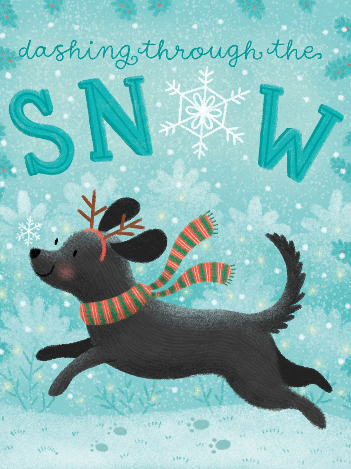 Festive Paws II Mural Wallpaper - pure wallpaper artwork