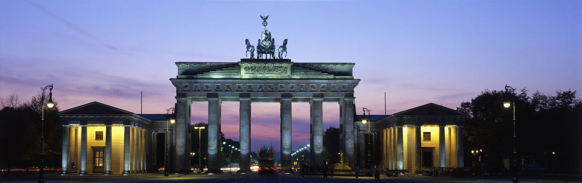 Brandenburg Gate Twilight Mural Wallpaper - pure wallpaper artwork