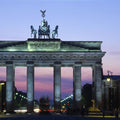 Brandenburg Gate Twilight Mural Wallpaper - pure wallpaper artwork