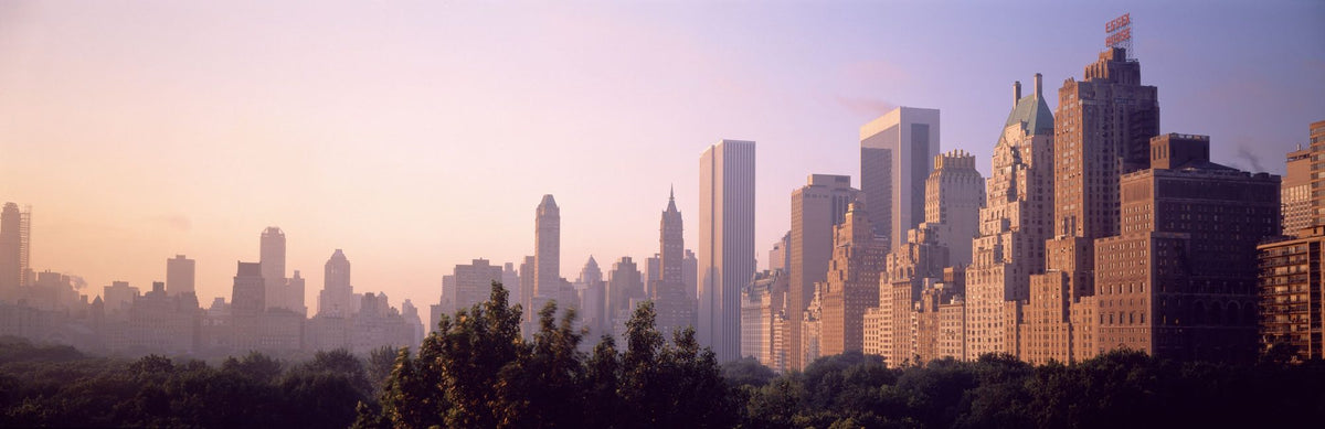 Sunset Skyline Mural Wallpaper - pure wallpaper artwork