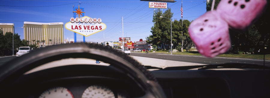 Vegas Welcome Dashboard Mural Wallpaper