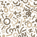 Pop Letter Marks, Coffee Mural Wallpaper - pure wallpaper artwork