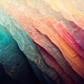 Rainbow Stone Mural Wallpaper - pure wallpaper artwork