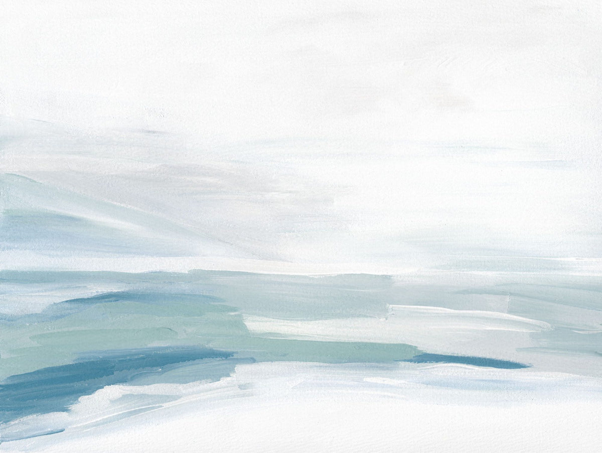 Dreamy Seascape Blue Mural Wallpaper - pure wallpaper artwork
