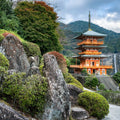 Seiganto-ji Pagoda Mural Wallpaper - pure wallpaper artwork