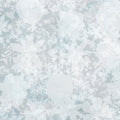Flower Silhouette Blue Mural Wallpaper - pure wallpaper artwork
