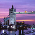 London Twilight Splendor Mural Wallpaper - Blue Tone - pure wallpaper artwork