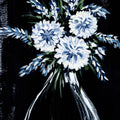 Florals in Vase Mural Wallpaper - pure wallpaper artwork