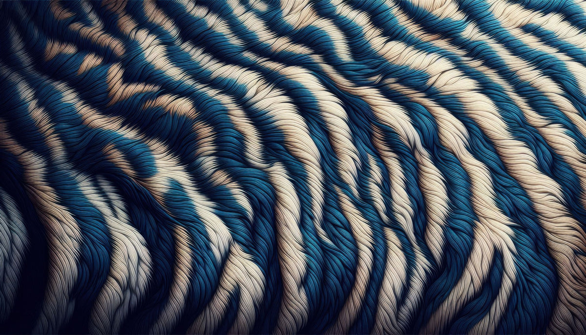 Blue Tiger Mural Wallpaper - pure wallpaper artwork