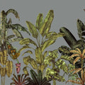 Madagascar Foliage, Blue Mural Wallpaper - pure wallpaper artwork