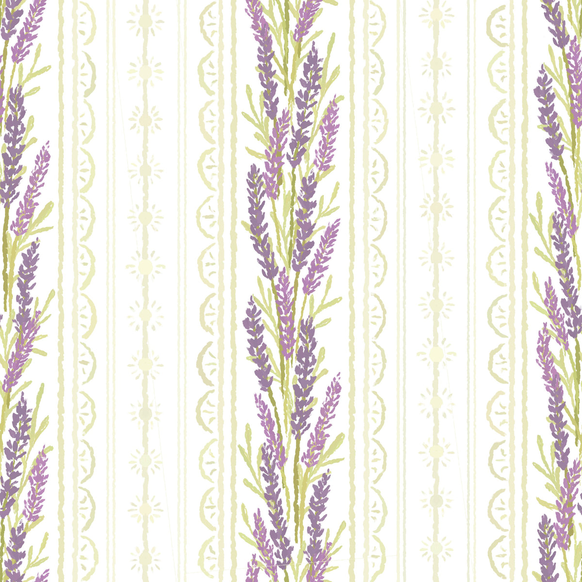 Lavender Curtain Mural Wallpaper - pure wallpaper artwork