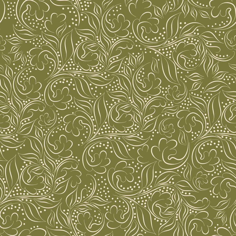Catch the Breeze, Olive Mural Wallpaper