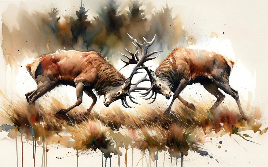 Battle of the Forest Mural Wallpaper
