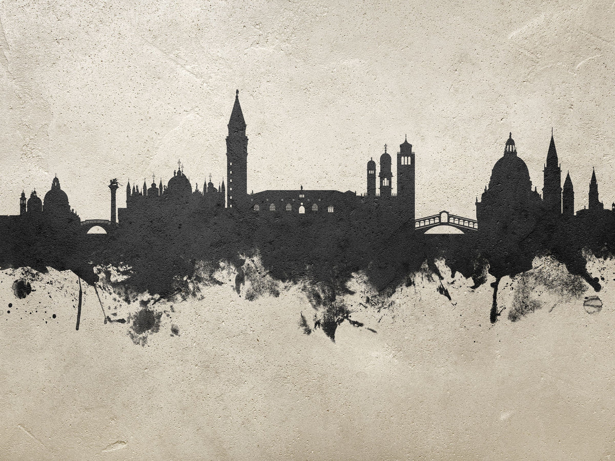 Venice Itay Skyline Concrete Mural Wallpaper - pure wallpaper artwork