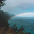 Double Rainbow Mural Wallpaper - pure wallpaper artwork
