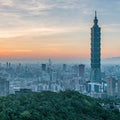 Taipei Sunset II Mural Wallpaper - pure wallpaper artwork