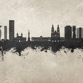 Quito Ecuador Skyline Concrete Mural Wallpaper - pure wallpaper artwork