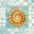 Shell Tiles I Mural Wallpaper - pure wallpaper artwork