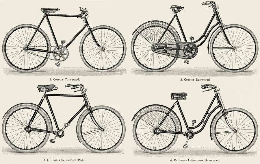 Bike Ride Mural Wallpaper
