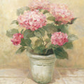 Pot of Pink Hydrangea Mural Wallpaper - pure wallpaper artwork