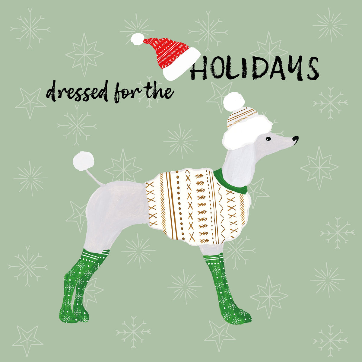 Puppy It's Cold Outside IV Mural Wallpaper - pure wallpaper artwork