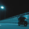 Motorcycle At Night Mural Wallpaper - pure wallpaper artwork
