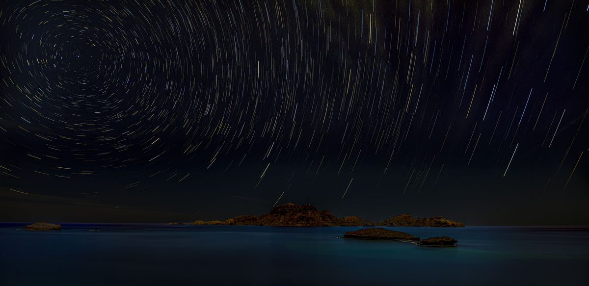 Stars Trails Mural Wallpaper - pure wallpaper artwork