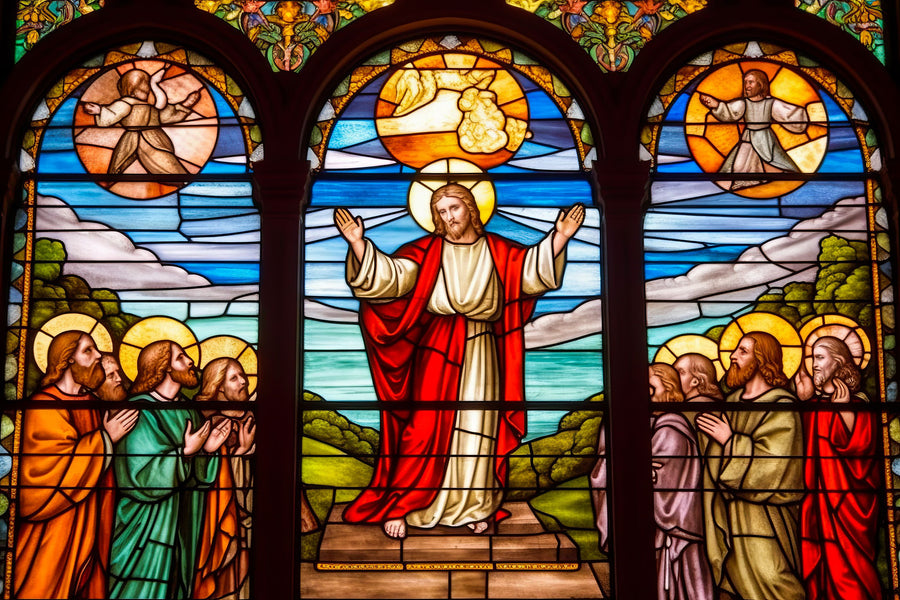 Cathedral Glass Mural Wallpaper