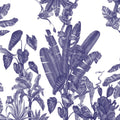 Parrots Jungle, Blue Mural Wallpaper - pure wallpaper artwork