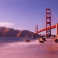 Golden Gate Serenity Mural Wallpaper - pure wallpaper artwork