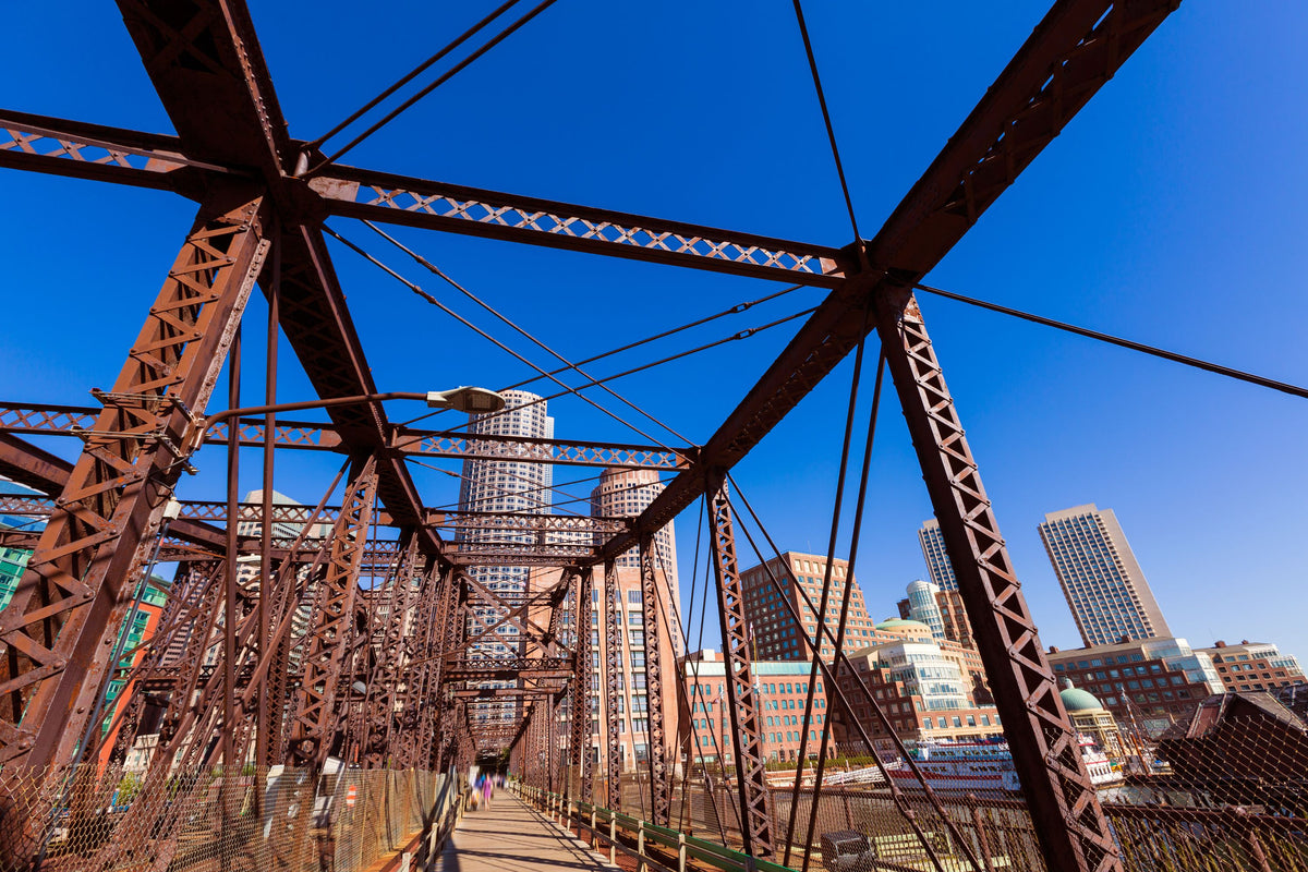 Northern Avenue Bridge Mural Wallpaper - pure wallpaper artwork