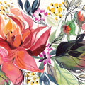 Flame Floral Mural Wallpaper - pure wallpaper artwork