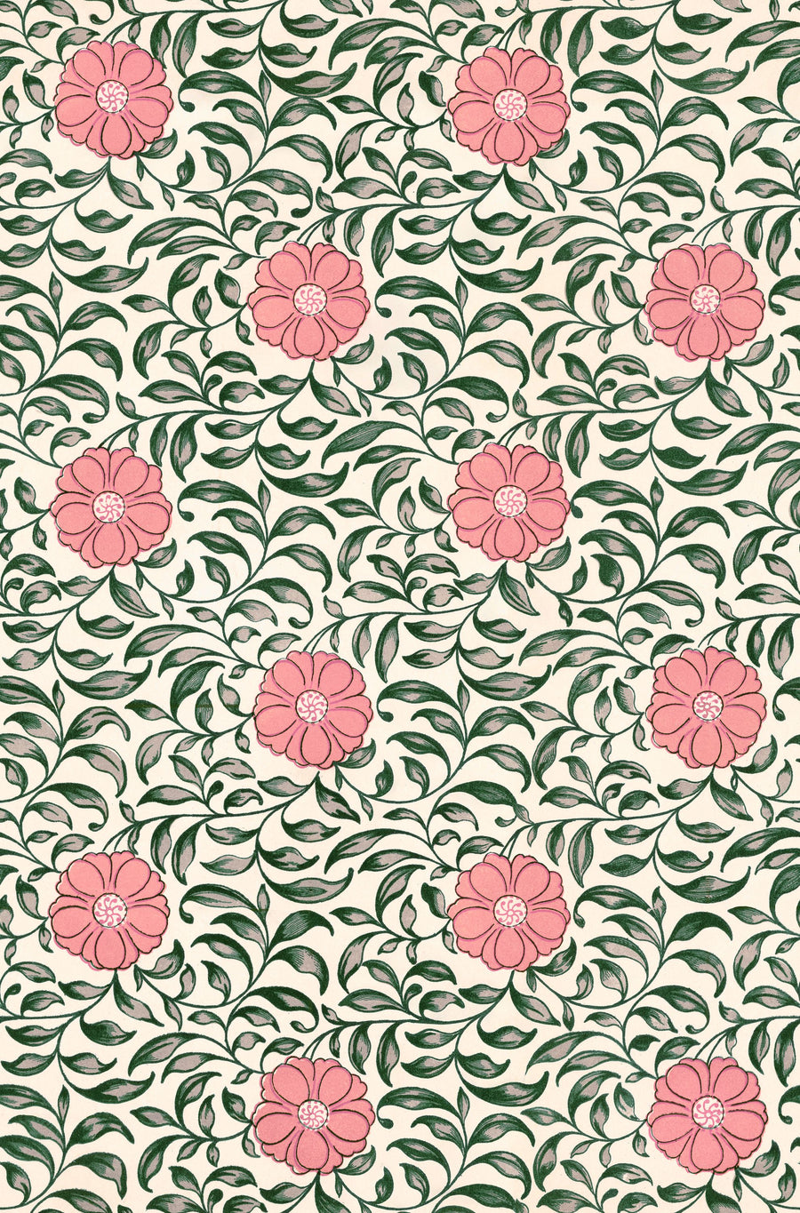 Authentique, Rose Pink Mural Wallpaper