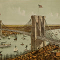 Great East River Bridge Mural Wallpaper - pure wallpaper artwork