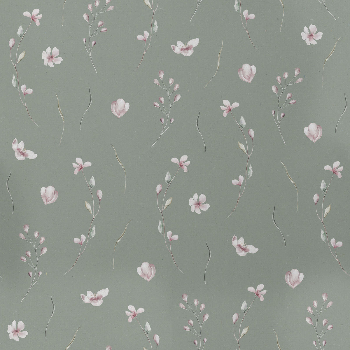 Fragile Flowers Mural Wallpaper - pure wallpaper artwork
