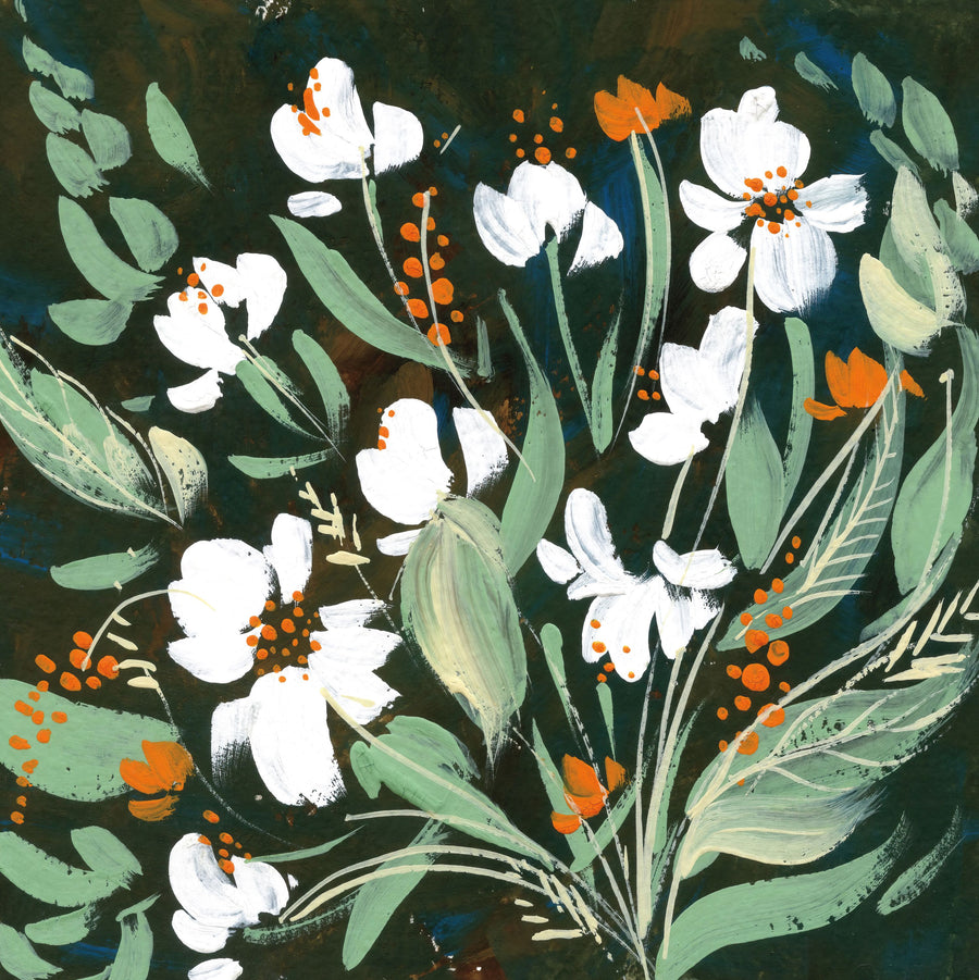 Evening Paperwhites Mural Wallpaper