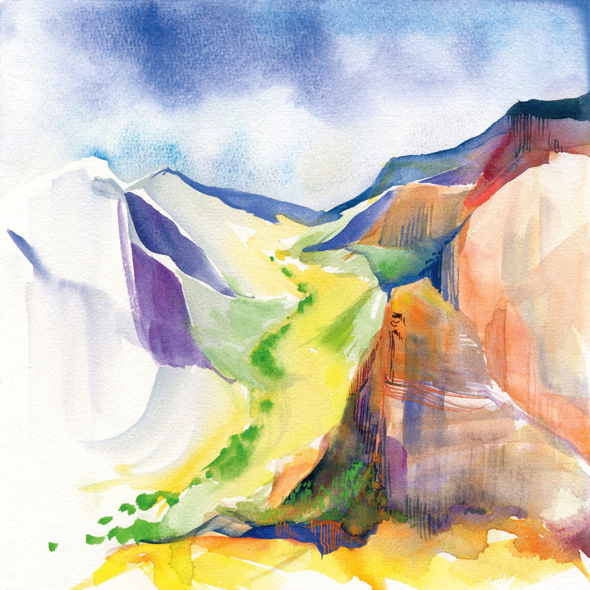 Verdant Valley Mural Wallpaper - pure wallpaper artwork