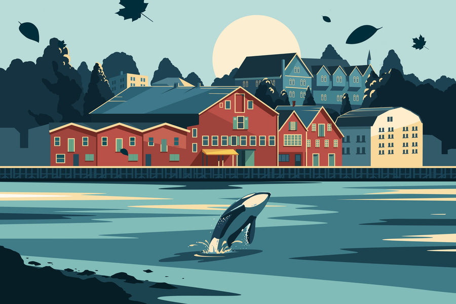 Travel Nova Scotia Mural Wallpaper