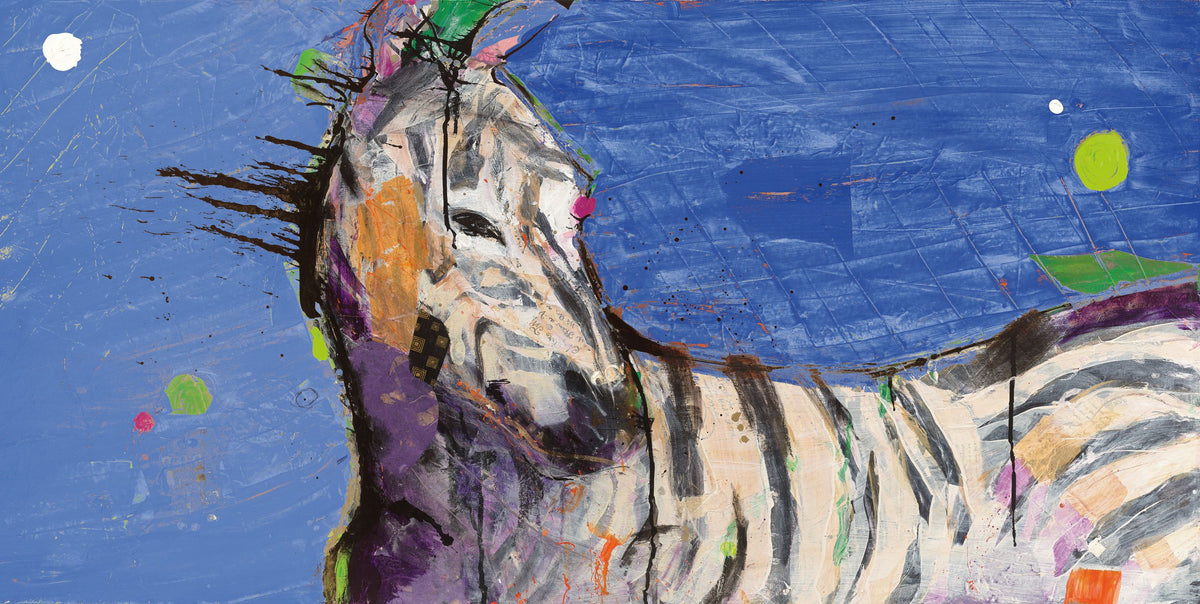 Zebra Splash Mural Wallpaper - pure wallpaper artwork