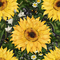 Big Sunflowers Mural Wallpaper - pure wallpaper artwork