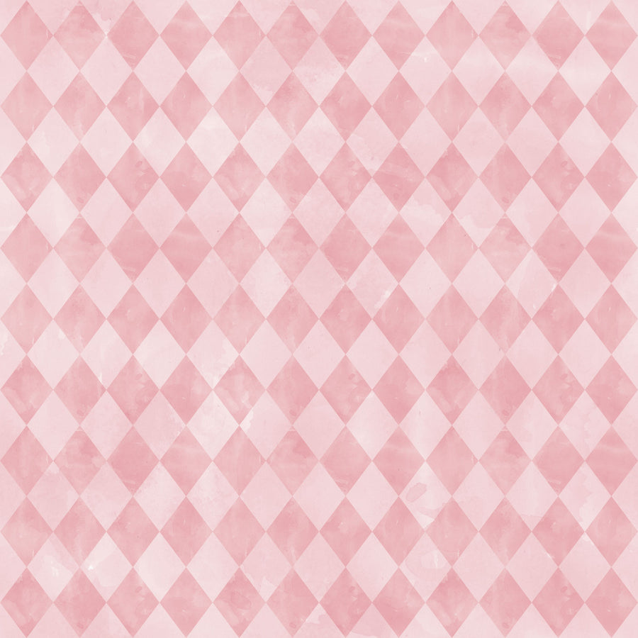 Arlecchino Diamonds, Rose Mural Wallpaper