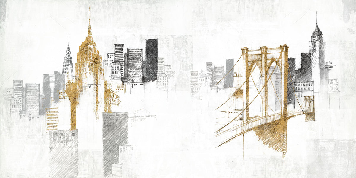 Skyline Monuments Mural Wallpaper - pure wallpaper artwork