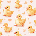 Duckling Walk Mural Wallpaper - pure wallpaper artwork
