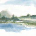 Lake Fog Mural Wallpaper - pure wallpaper artwork