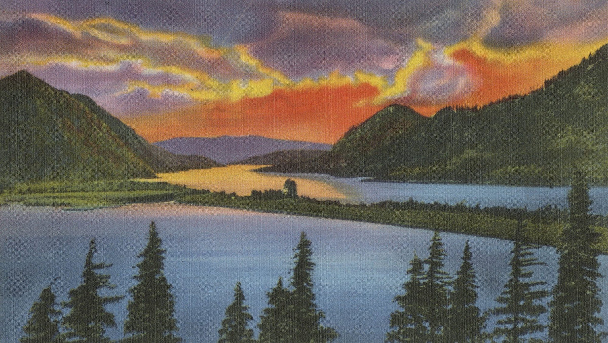 Columbia Sunset Mural Wallpaper - pure wallpaper artwork