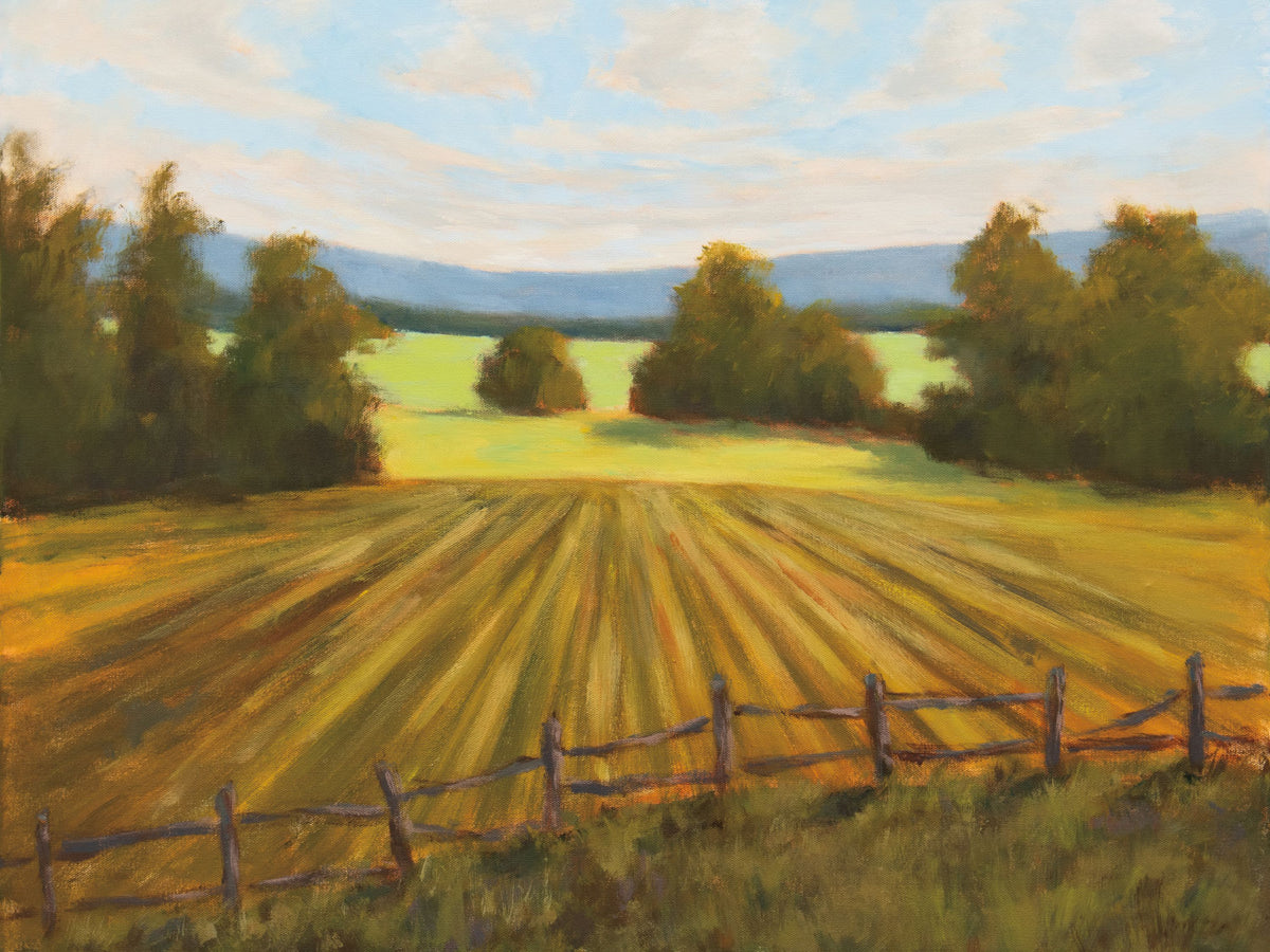 Country Fields Mural Wallpaper - pure wallpaper artwork