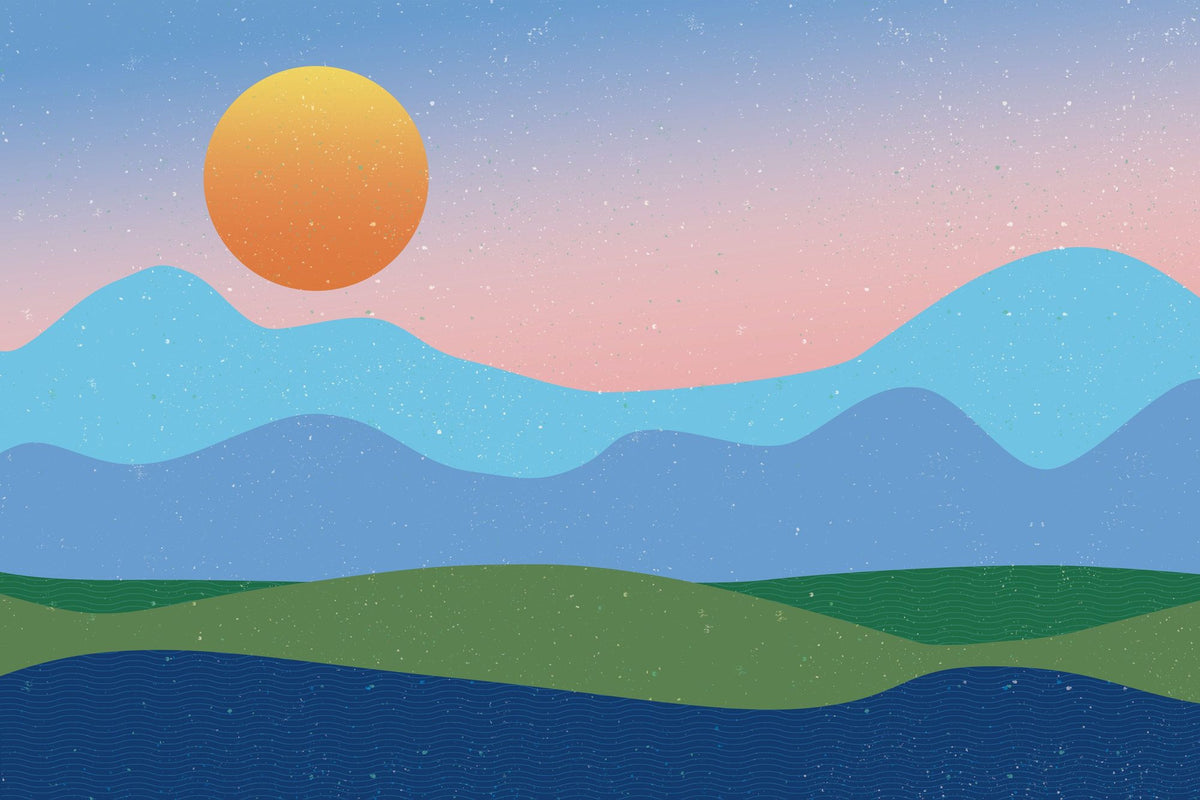Mountain Top Mural Wallpaper - pure wallpaper artwork
