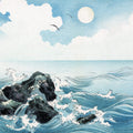 Kojima Island, Japanese Woodcut Mural Wallpaper - pure wallpaper artwork