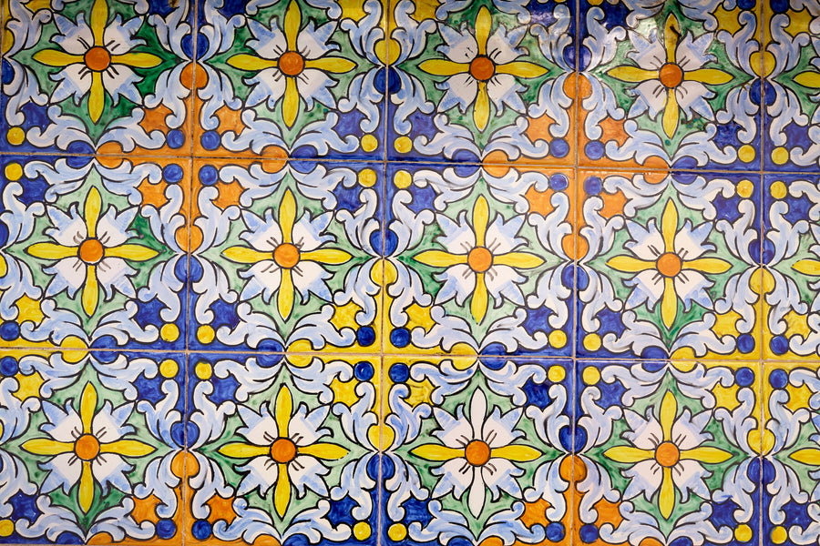 Seville Tiles Mural Wallpaper
