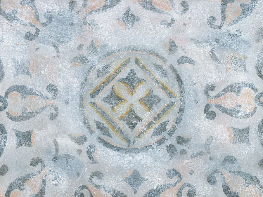 Grey Tapestry Mural Wallpaper